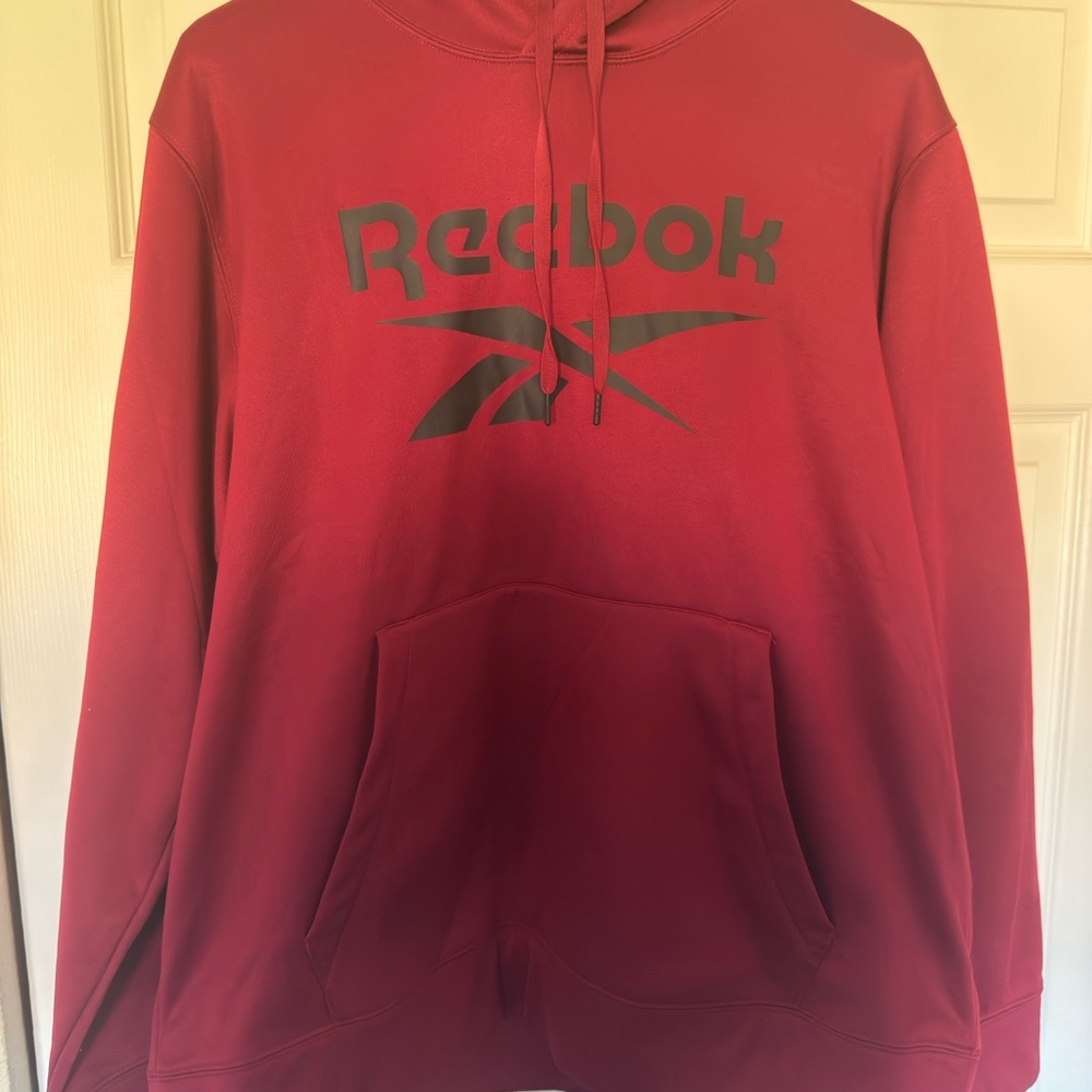 Reebok Men's Bold Red Hoodie